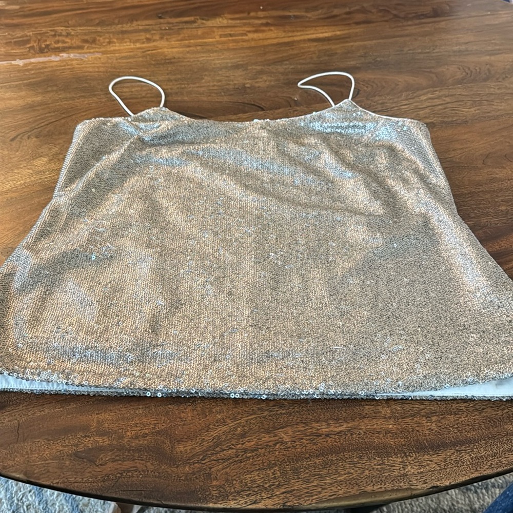 Banana Republic sequined top